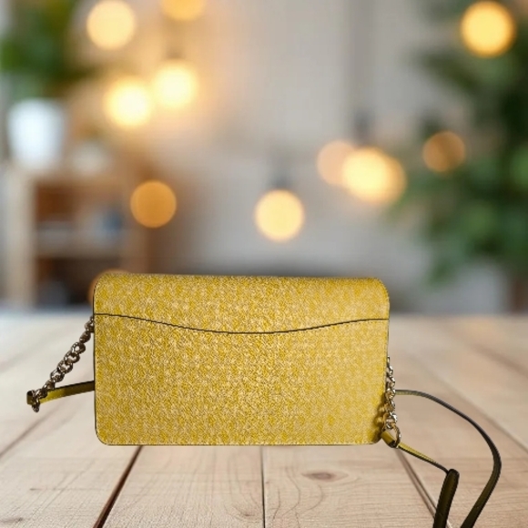 Michael Kors Logo Canvas Crossbody Bag – Honey - Picture 6 of 7